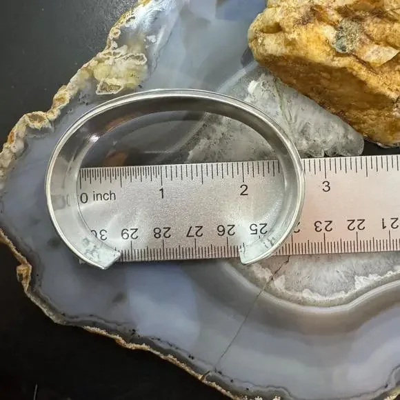 Tommy & Rosita Singer Sterling Silver Overlay Storyteller Unisex Bracelet - Picture 9 of 10